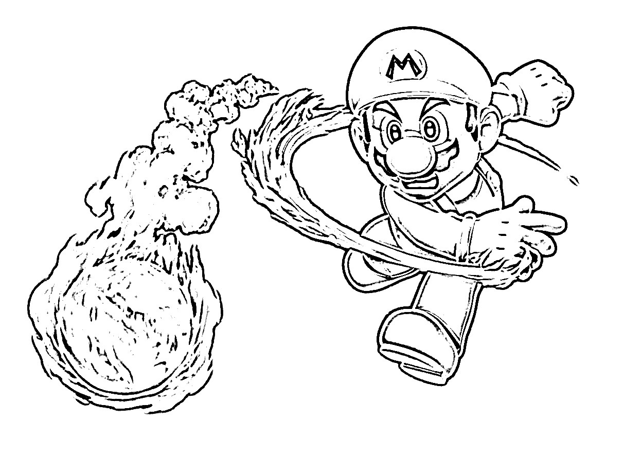 Coloring Pages Mario
 Free Printable Mario Coloring Pages For Kids