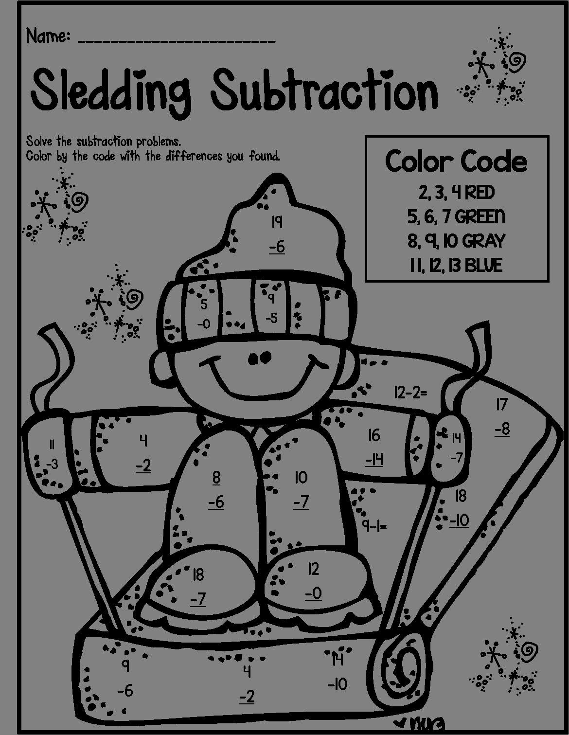 Coloring Pages Math
 Free Holiday Math Coloring Pages The Color Panda