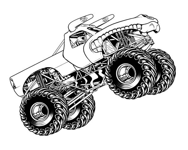 Coloring Pages Monster Trucks
 46 Monster Truck Coloring Pages Free Coloring Pages M