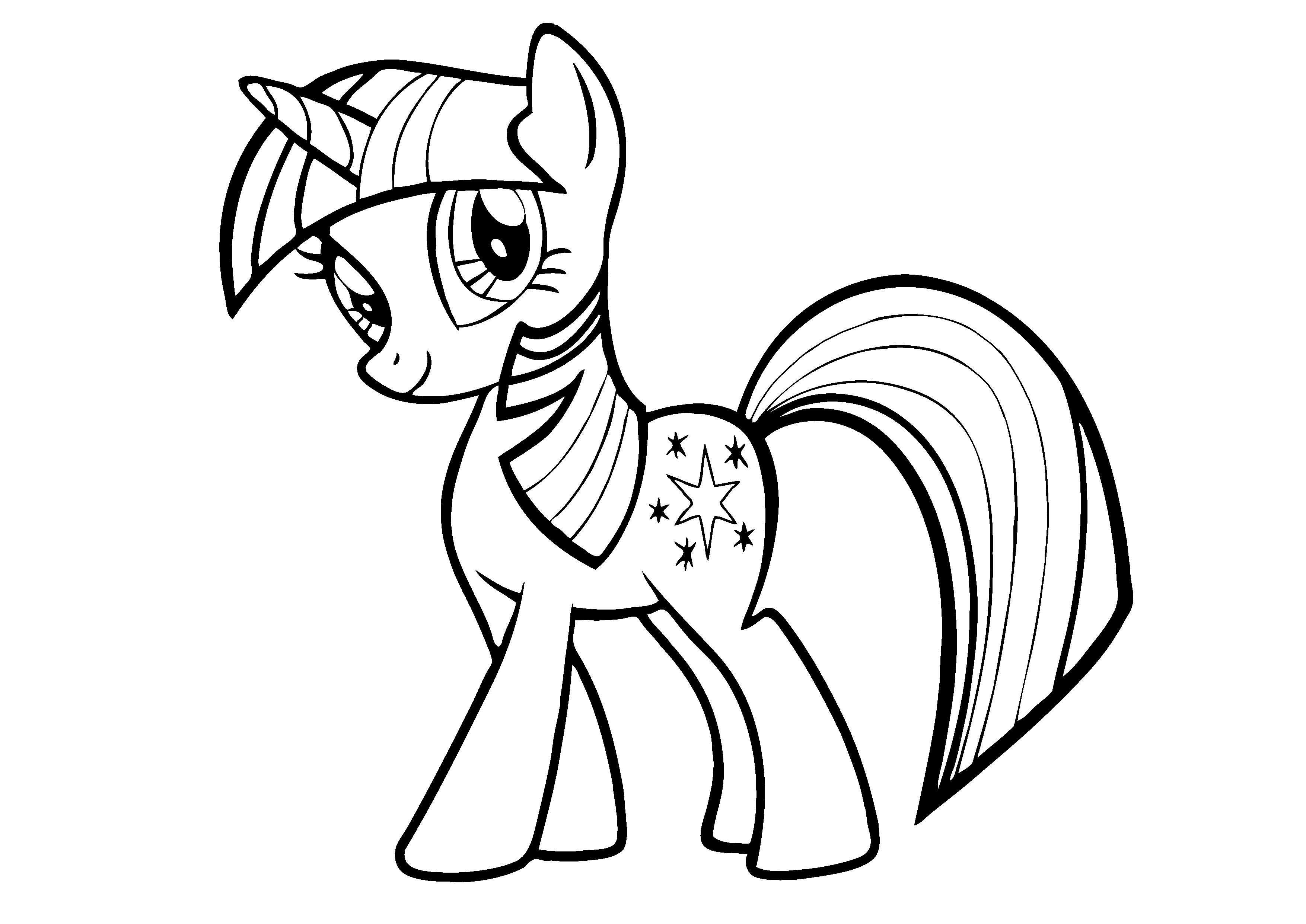 Coloring Pages My Little Pony
 Free Printable My Little Pony Coloring Pages For Kids