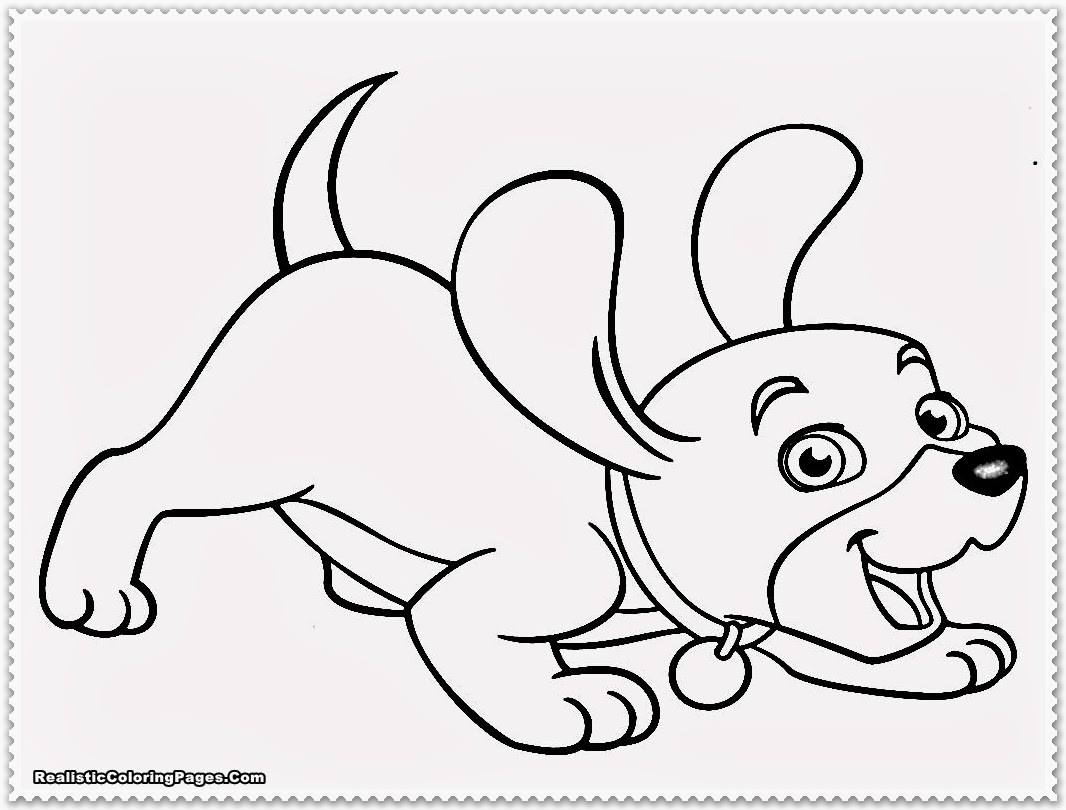 Coloring Pages Of A Dog
 Puppy Coloring Pages