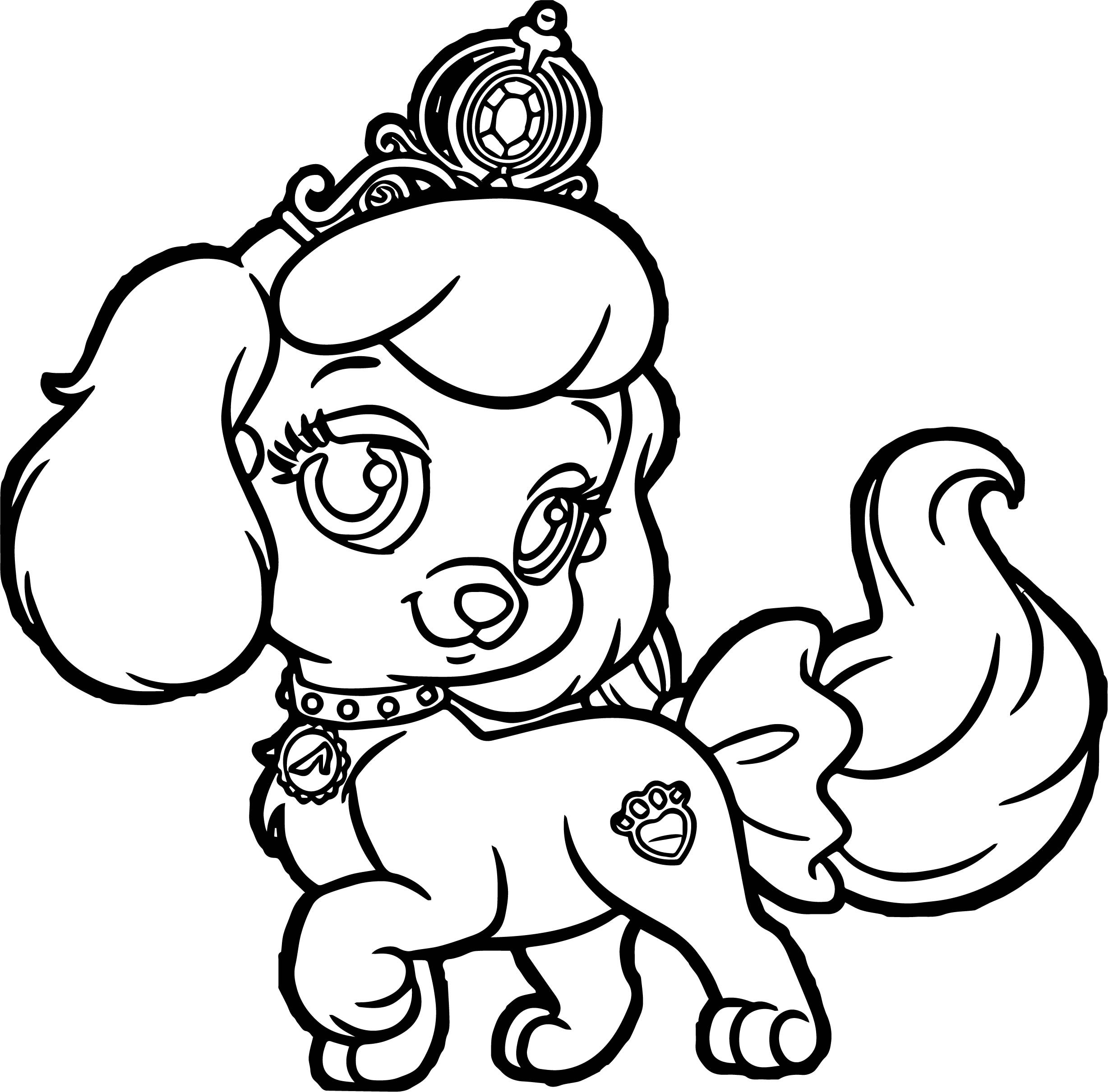 Coloring Pages Of A Dog
 Girl Pumpkin Pup Puppy Dog Coloring Page