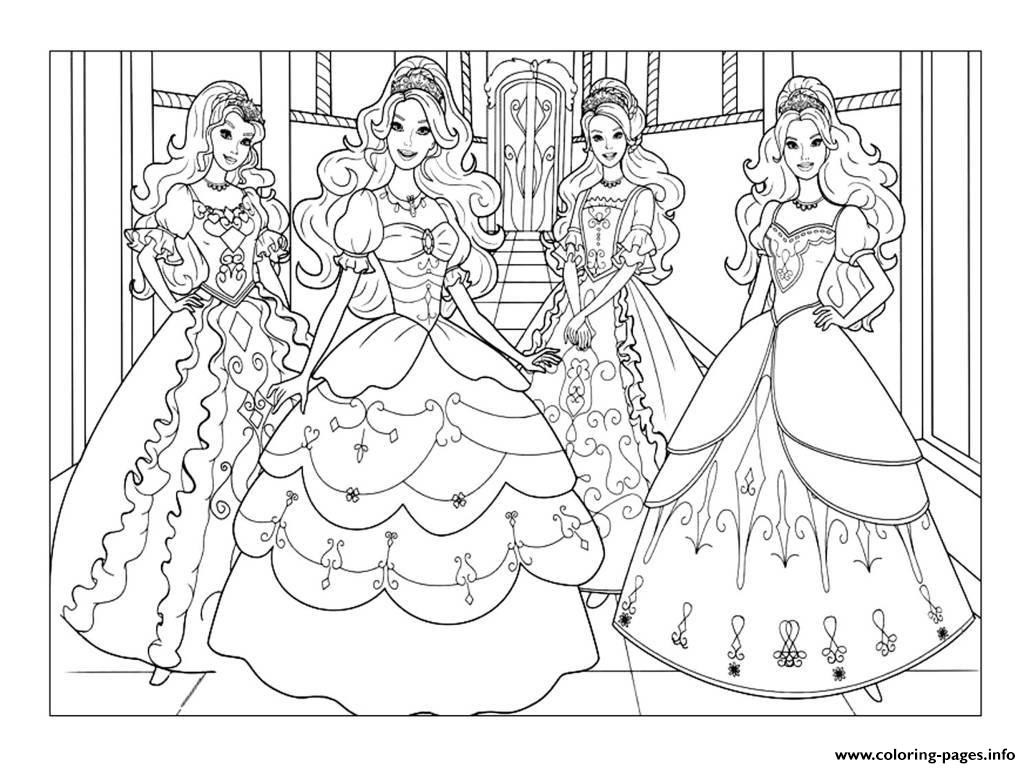 Coloring Pages Of Barbie
 Fundamentals Barbie Coloring Pages To Print Ou 2931