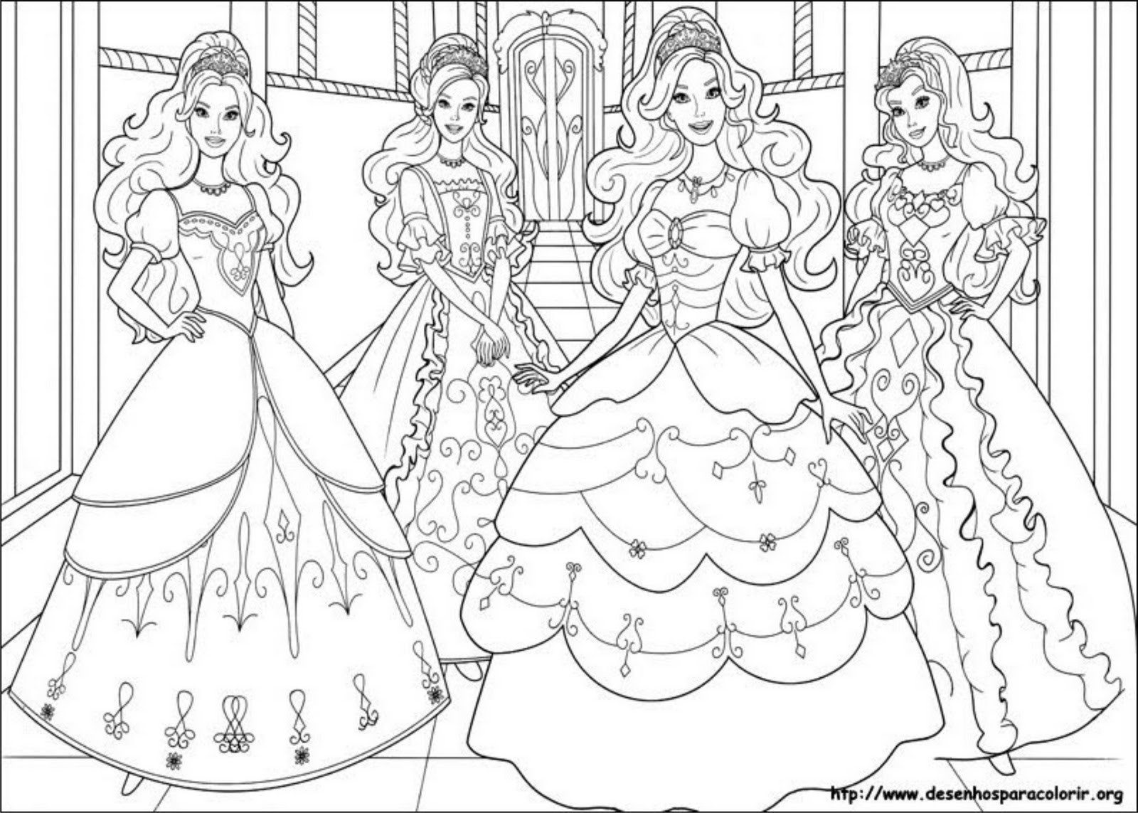 Coloring Pages Of Barbie
 Elegant Barbie Coloring Pages Free 6067
