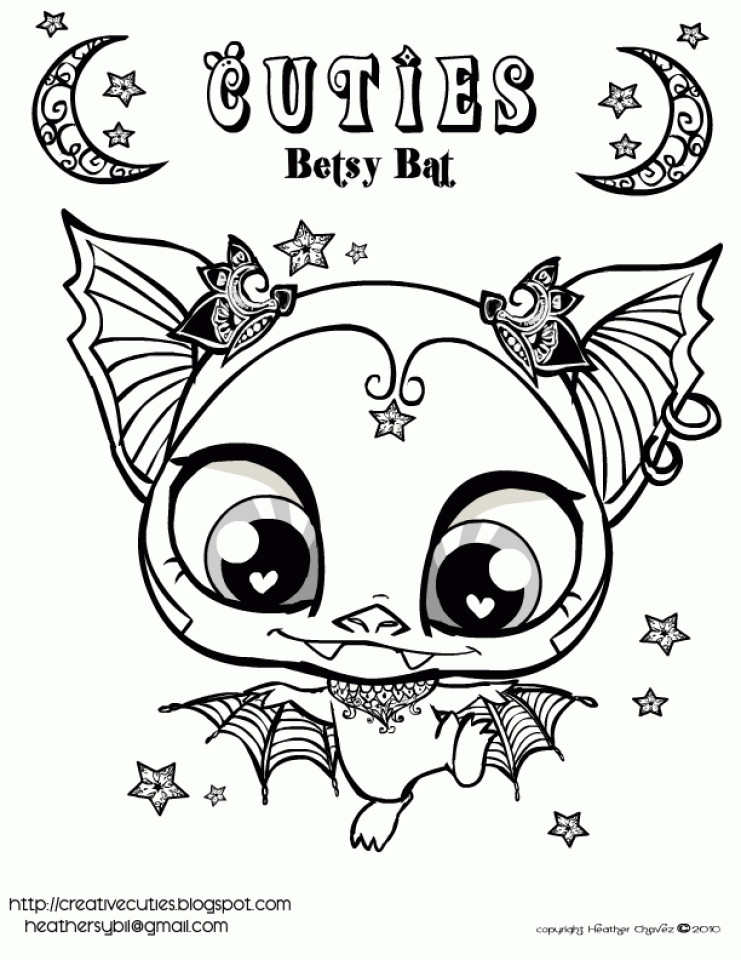 Coloring Pages Of Cute Animals
 Get This Cute Coloring Pages of Littlest Pet Shop