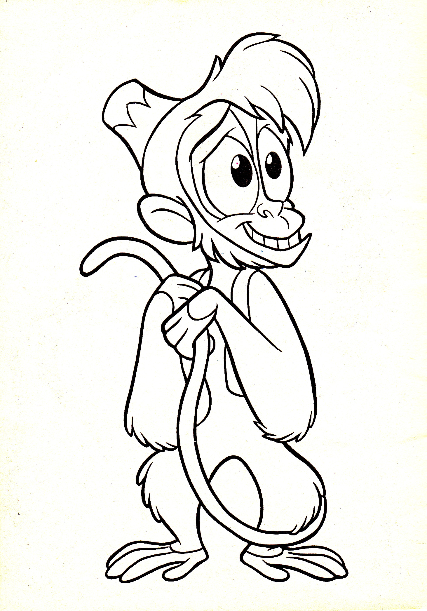 Coloring Pages Of Disney Characters
 Disney’s Aladdin Colouring Sheets