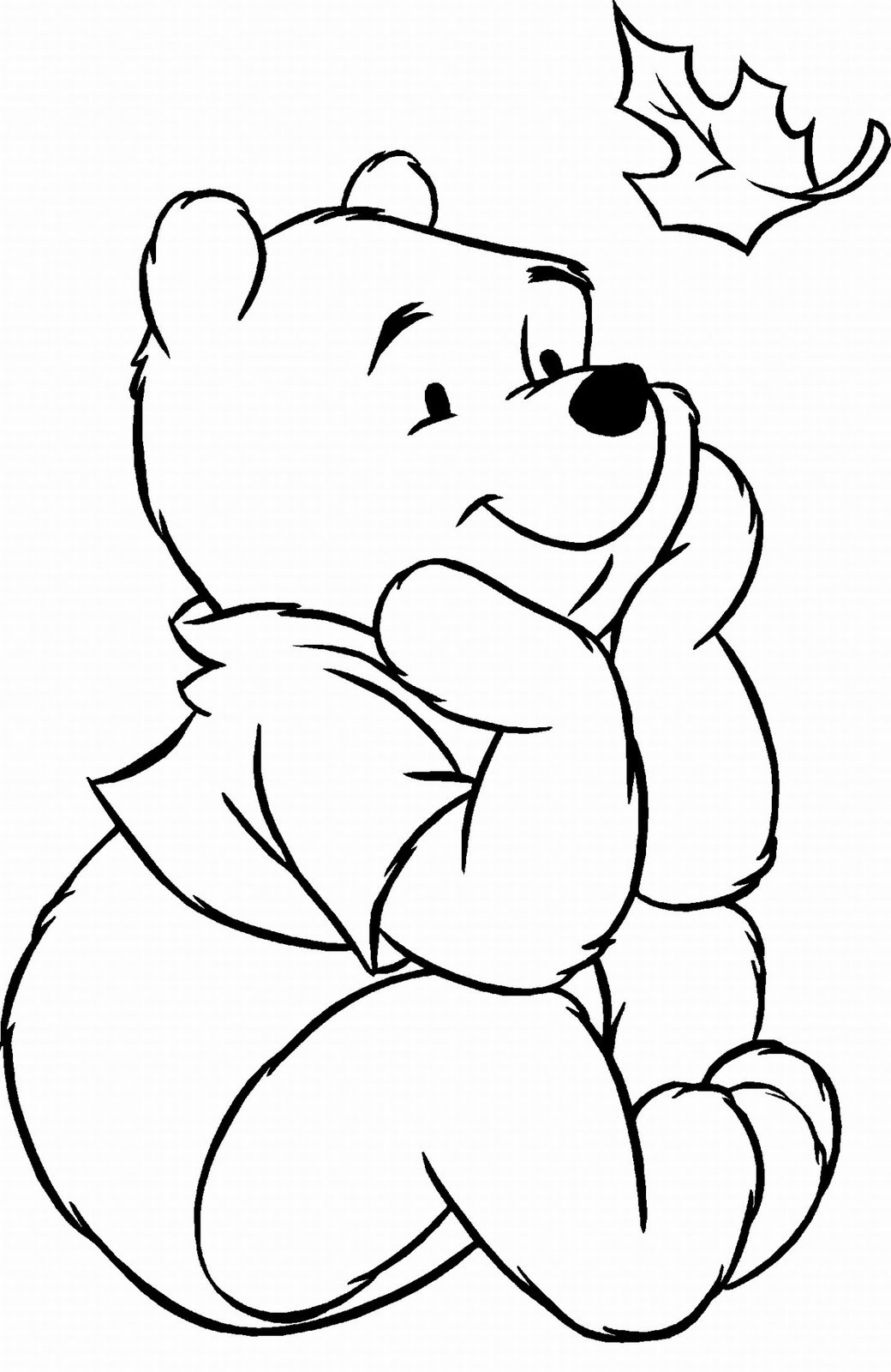 Coloring Pages Of Disney Characters
 Disney Thanksgiving Coloring Pages Winnie The Pooh