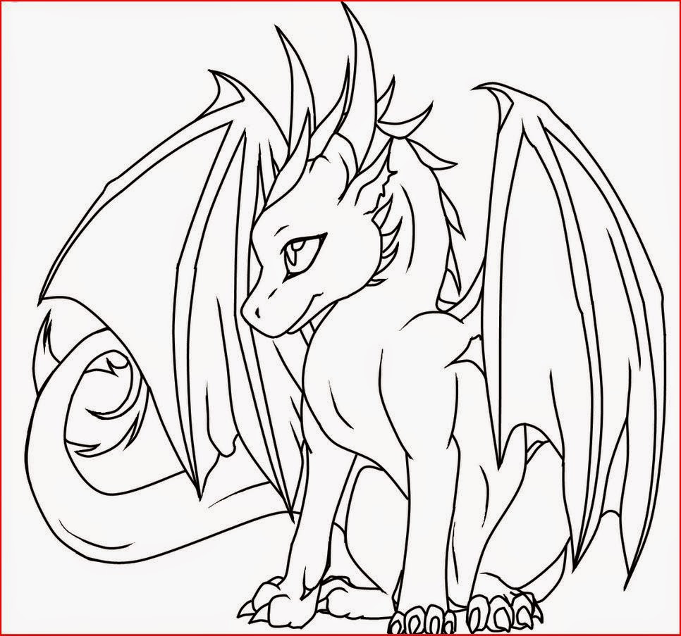 Coloring Pages Of Dragons
 Coloring Pages Female Dragon Coloring Pages Free and