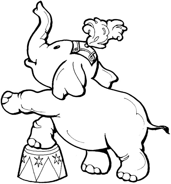 Coloring Pages Of Elephants
 Free Printable Elephant Coloring Pages For Kids