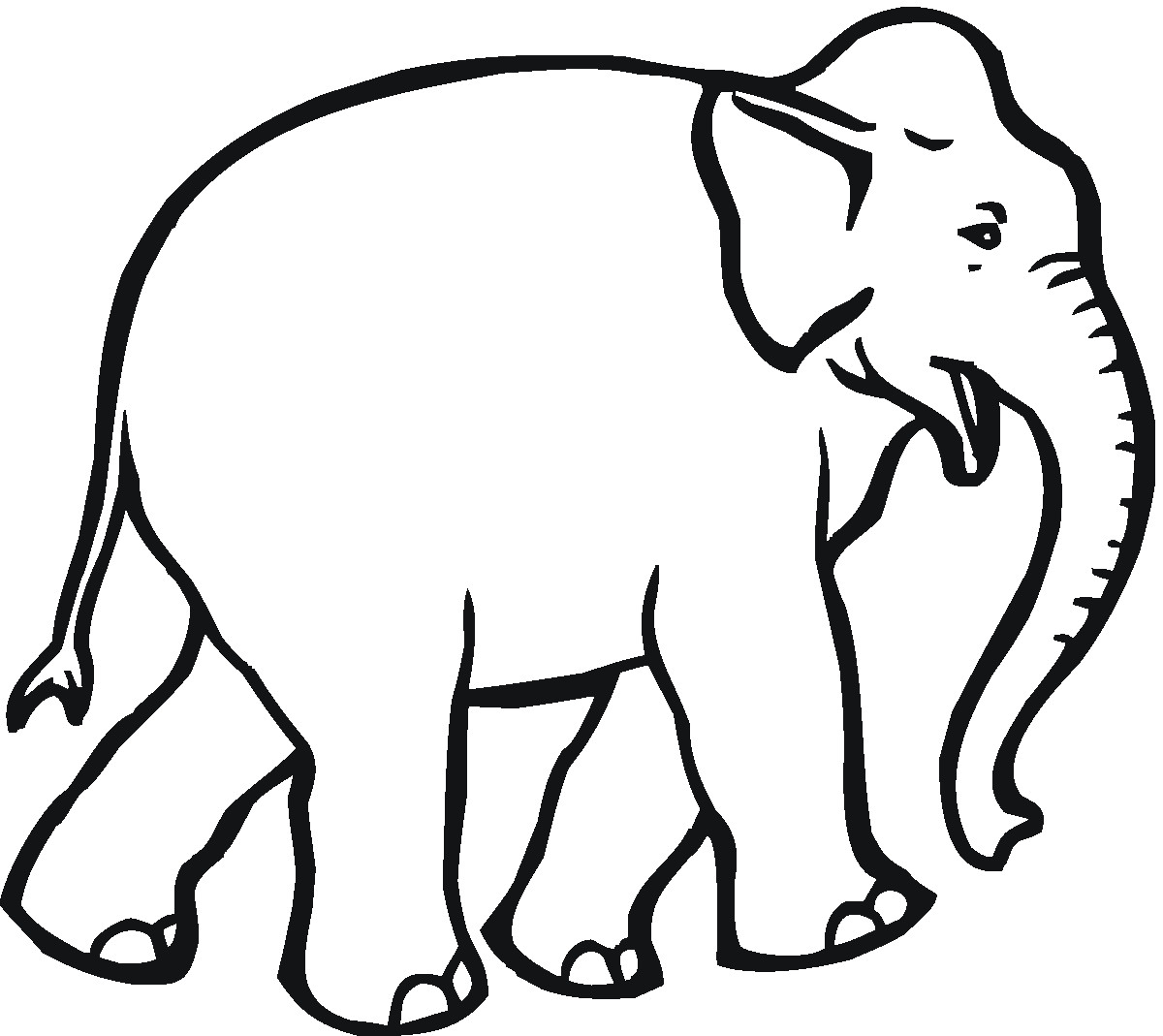 Coloring Pages Of Elephants
 Free Elephant Coloring Pages