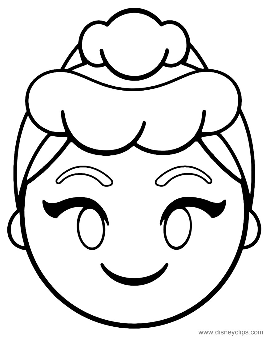 Coloring Pages Of Emojis
 Disney Emojis Coloring Pages