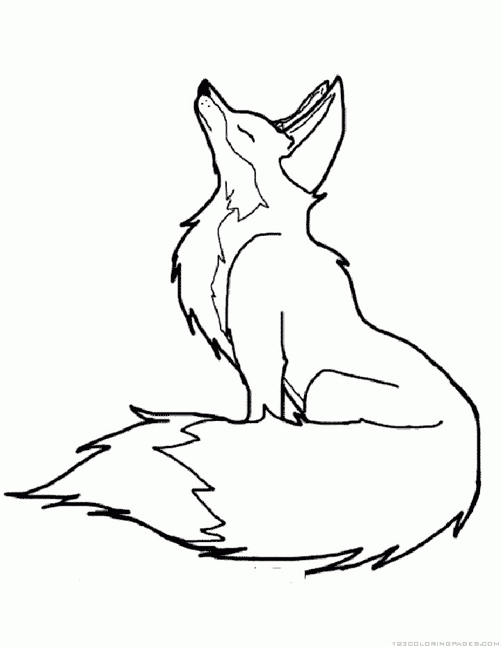 Coloring Pages Of Foxes
 Fox Coloring Pages