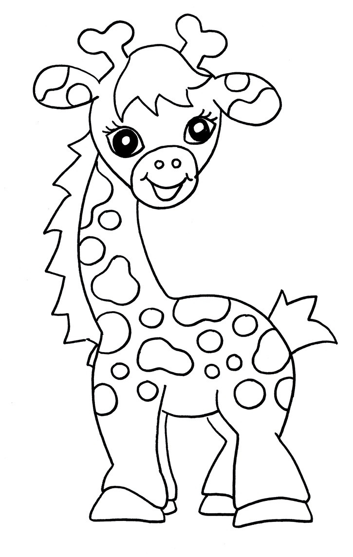 Coloring Pages Of Kids
 Free Printable Giraffe Coloring Pages For Kids