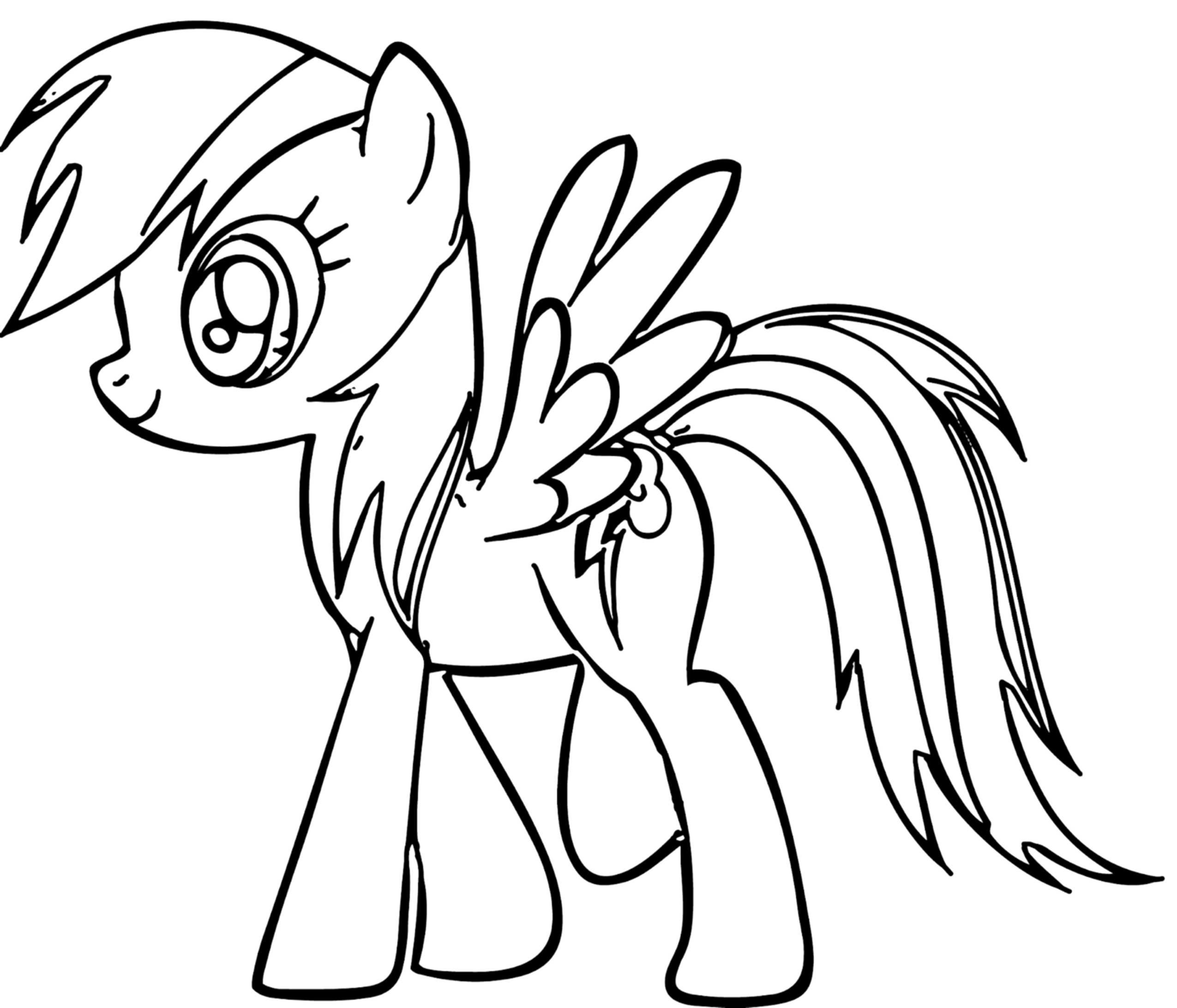 Coloring Pages Of Kids
 Rainbow Dash Coloring Pages Best Coloring Pages For Kids