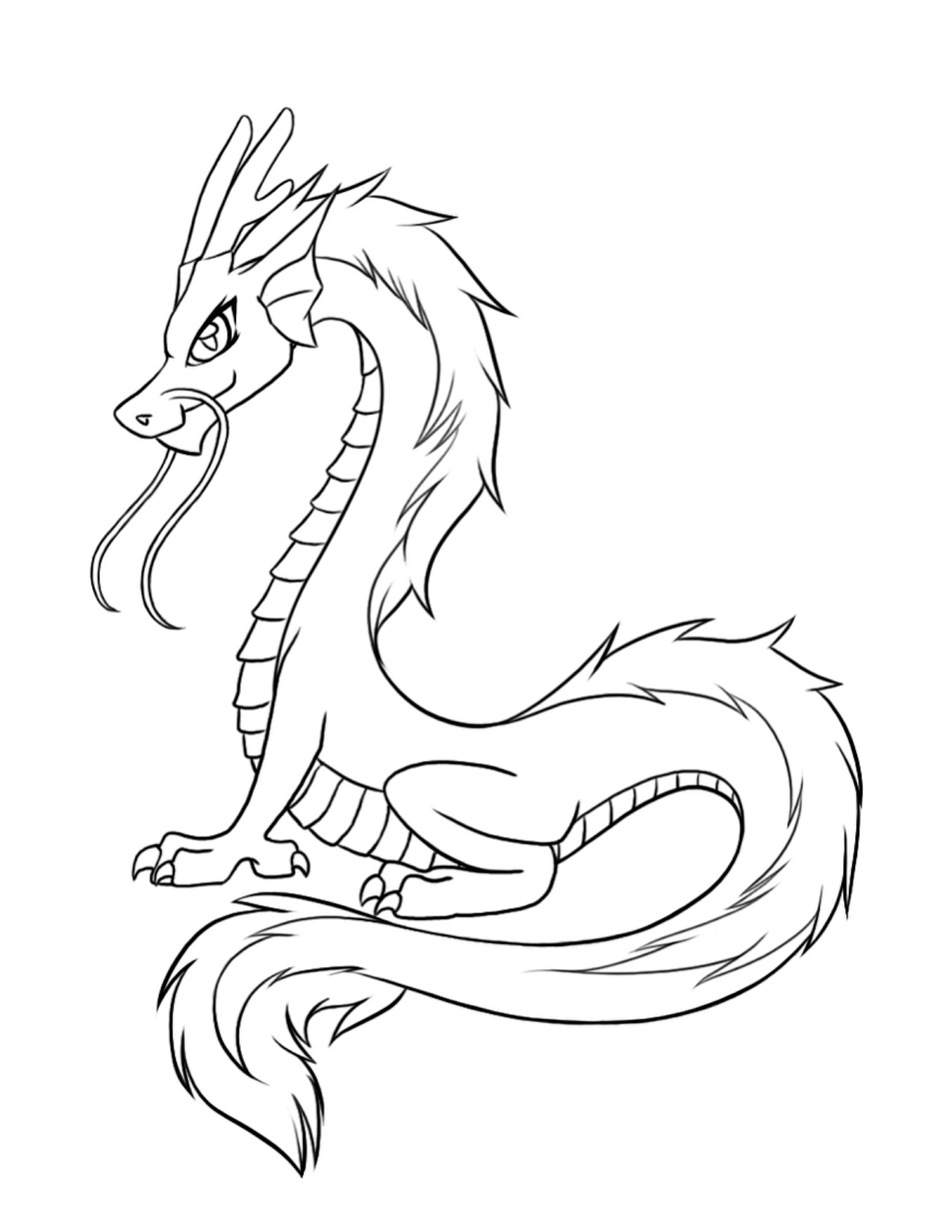 Coloring Pages Of Kids
 Free Printable Dragon Coloring Pages For Kids