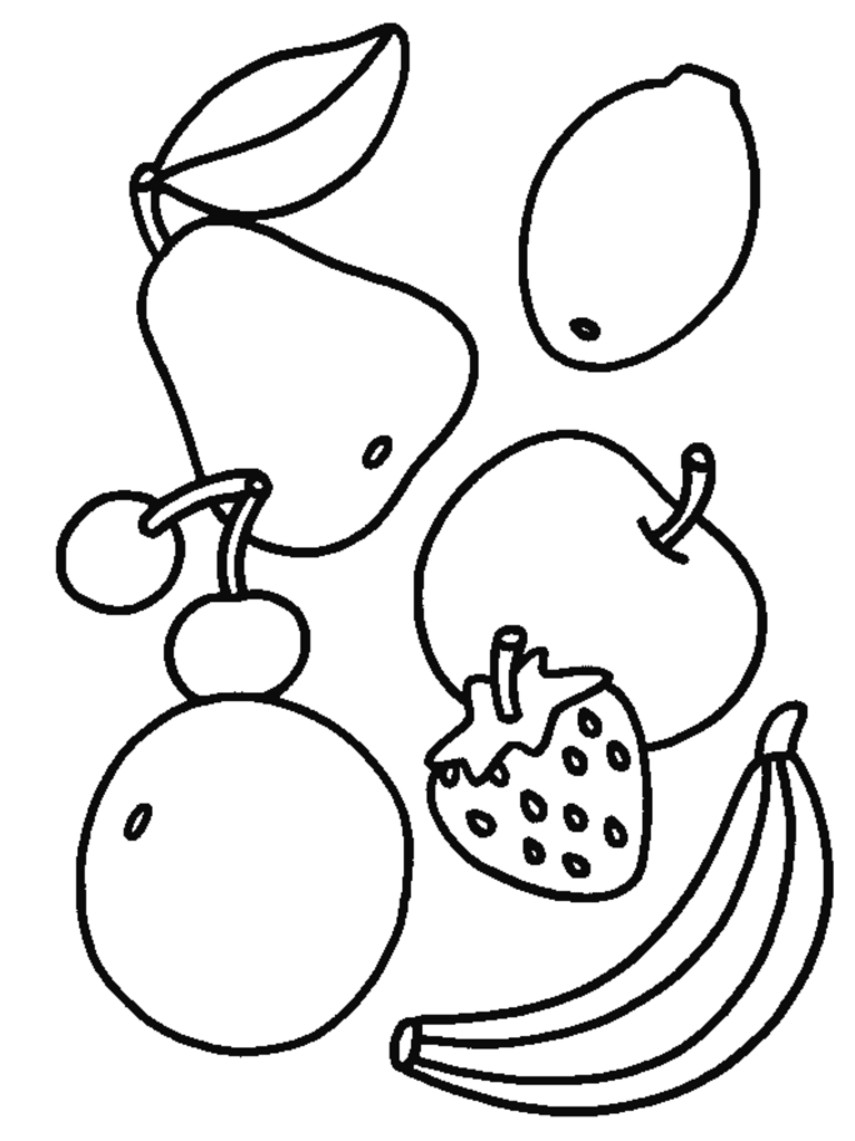 Coloring Pages Of Kids
 Free Printable Food Coloring Pages For Kids