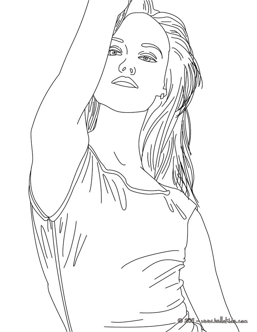 Coloring Pages Of People
 Avril Lavigne Coloring Pages