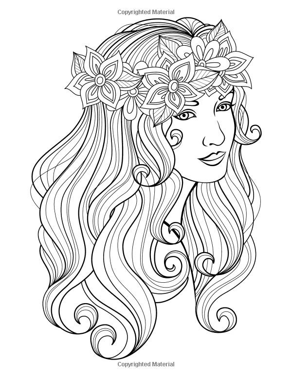 Coloring Pages Of People
 AmazonSmile Faces Coloring Book for Grown Ups 1 Volume 1