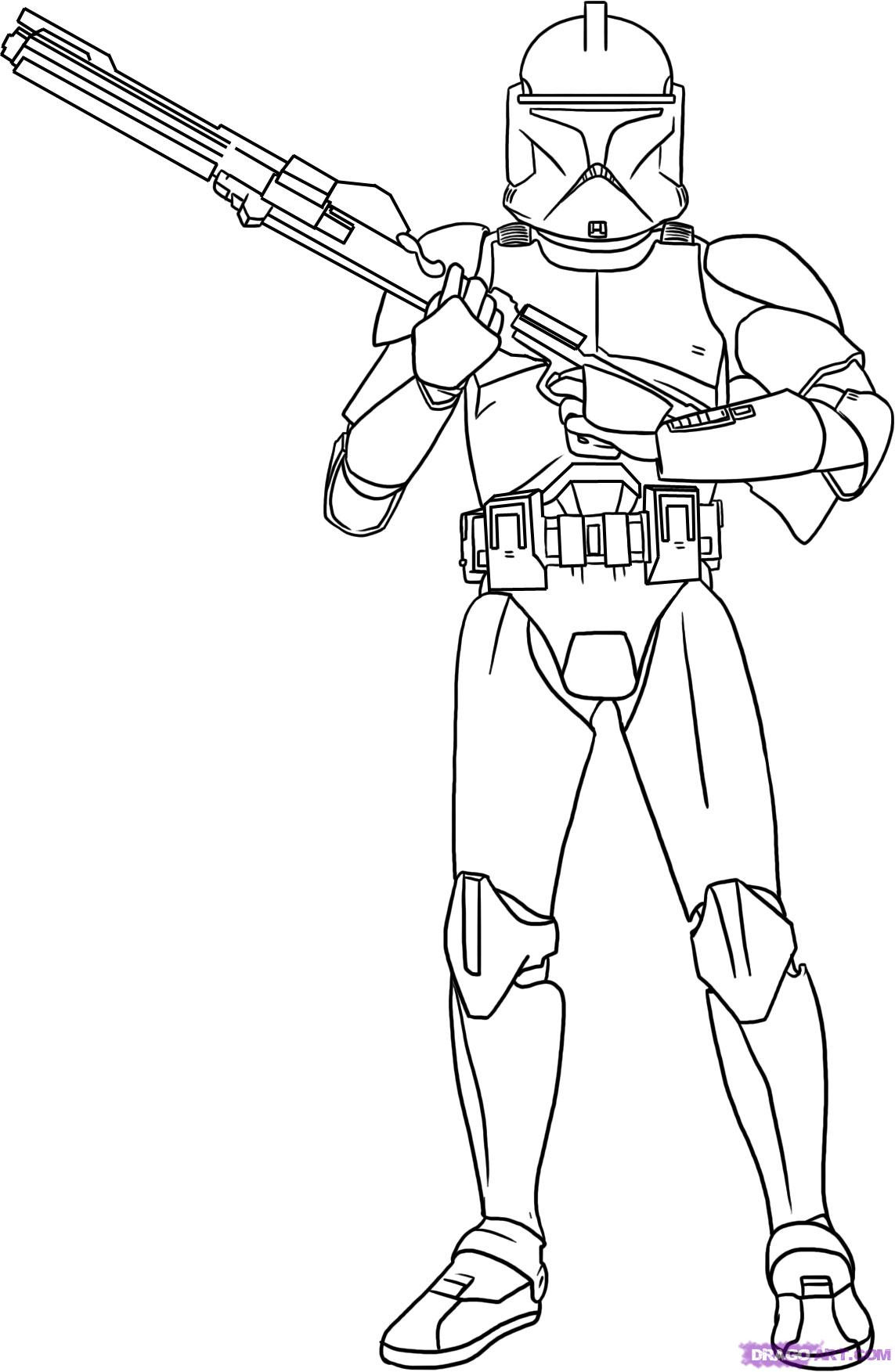 Coloring Pages Of Star Wars
 Free Printable Star Wars Coloring Pages For Kids