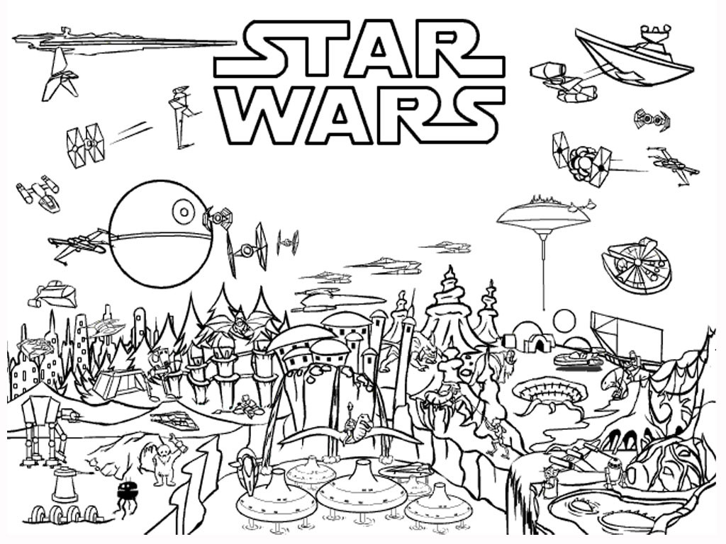 Coloring Pages Of Star Wars
 Star Wars Coloring Pages