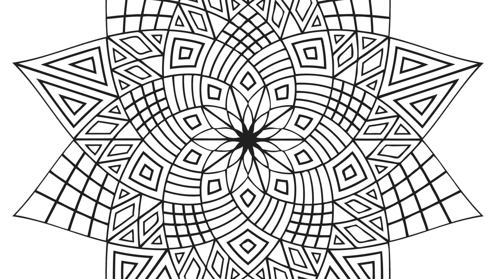 Coloring Pages Patterns
 geometric coloring pages