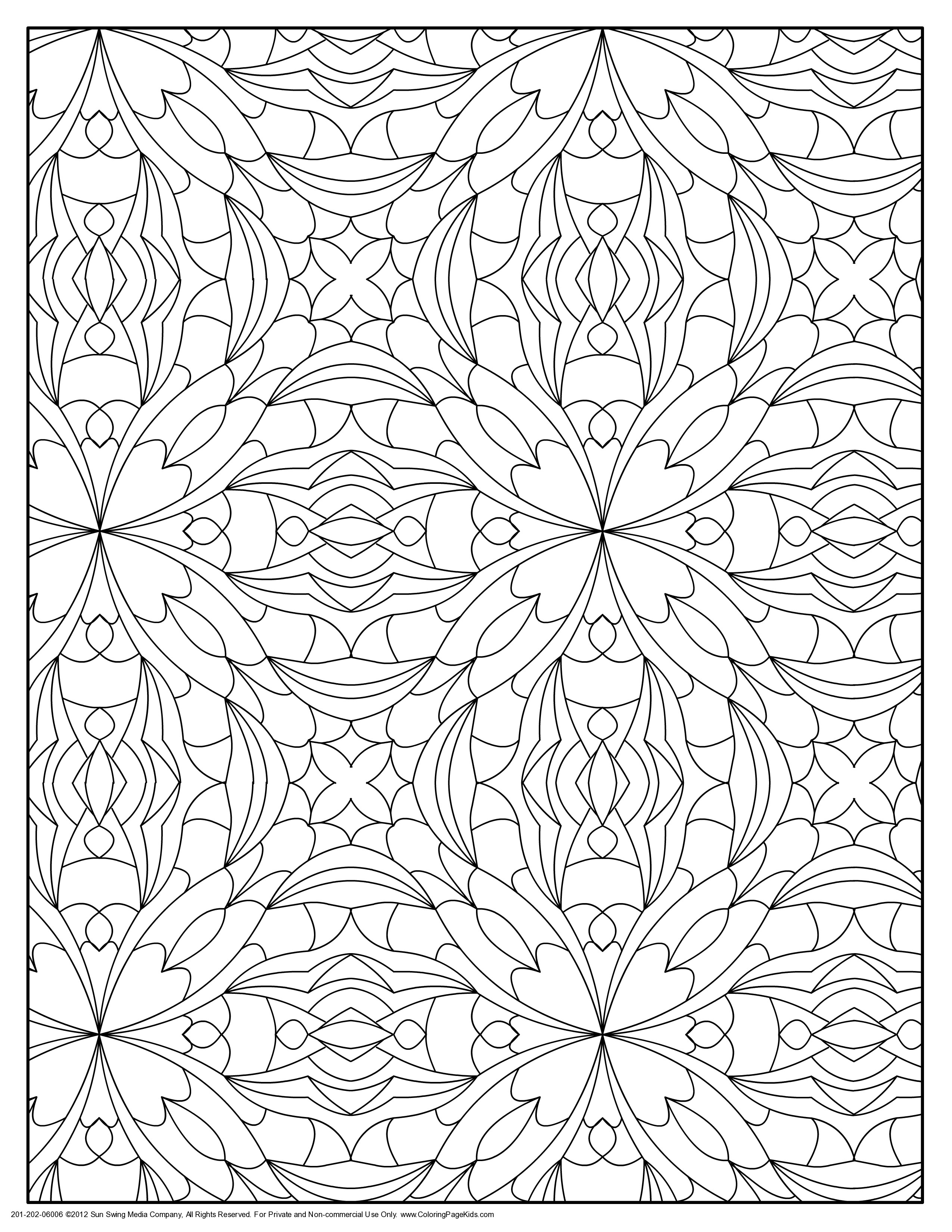 Coloring Pages Patterns
 Pattern Coloring Pages Bestofcoloring