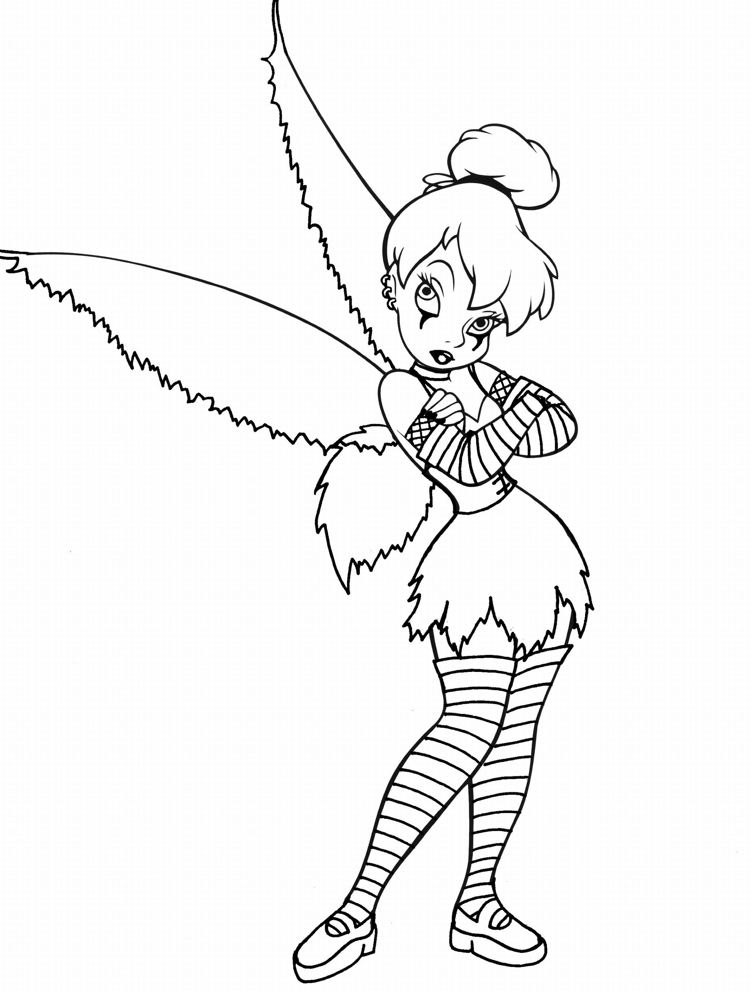 Coloring Pages Tinkerbell
 Free Printable Tinkerbell Coloring Pages For Kids