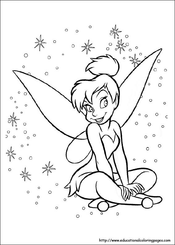 Coloring Pages Tinkerbell
 Tinkerbell Coloring Pages For Kids