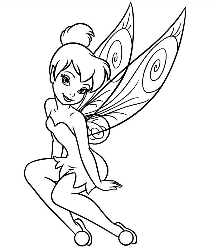 Coloring Pages Tinkerbell
 30 Tinkerbell Coloring Pages Free Coloring Pages