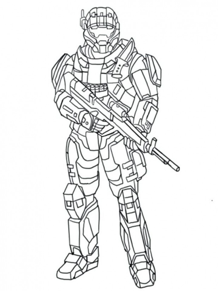 Coloring Pages To Color Online
 Get This Halo Coloring Pages line