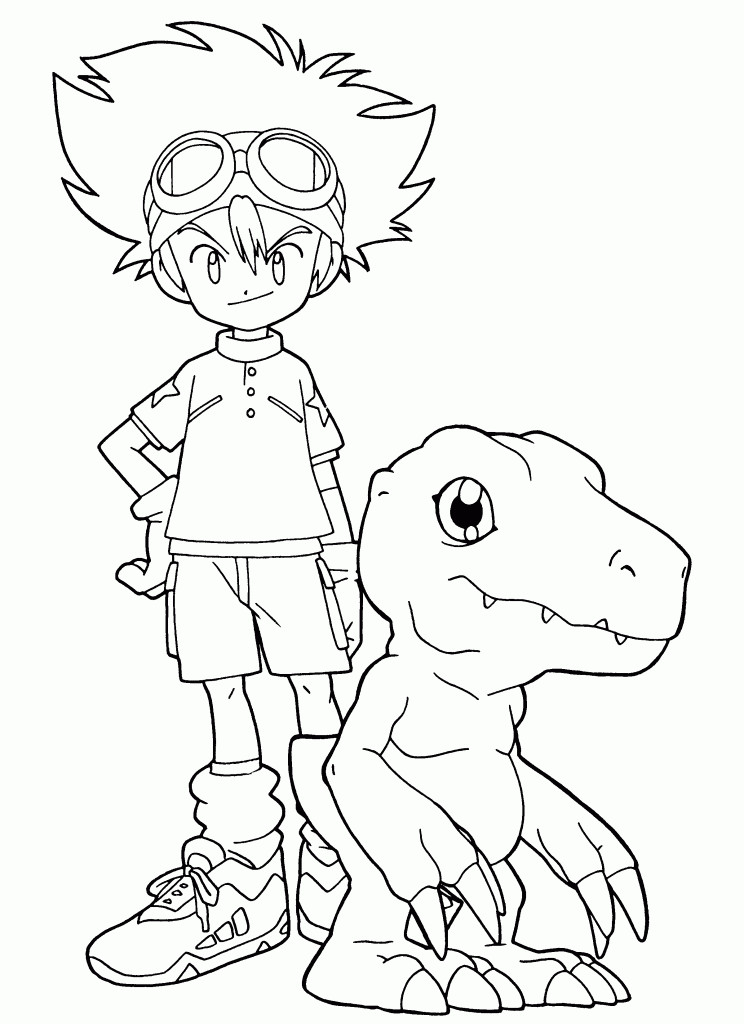 Coloring Pages To Color Online
 Free Printable Digimon Coloring Pages For Kids