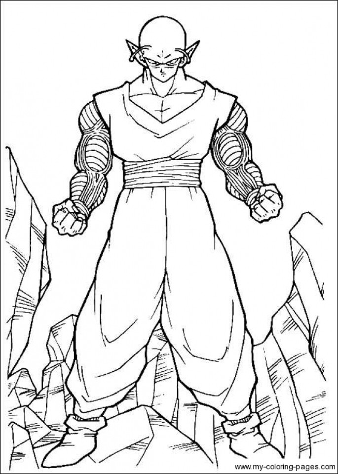Coloring Pages To Color Online
 Get This Printable Dragon Ball Z Coloring Pages line