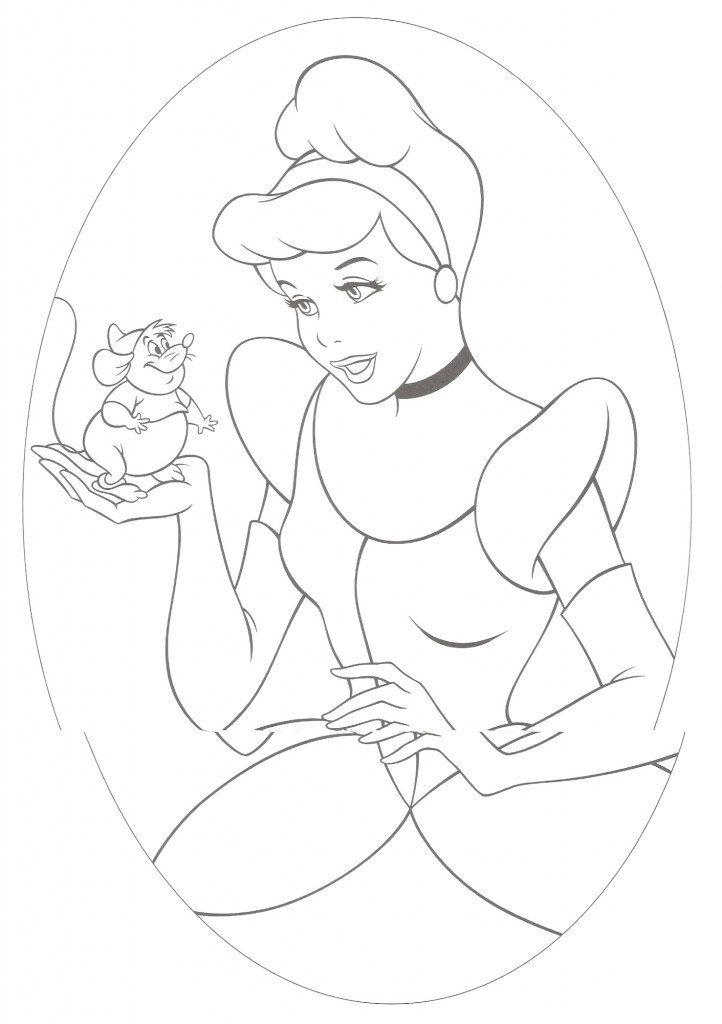 Coloring Pages To Color Online
 Free Printable Cinderella Coloring Pages For Kids