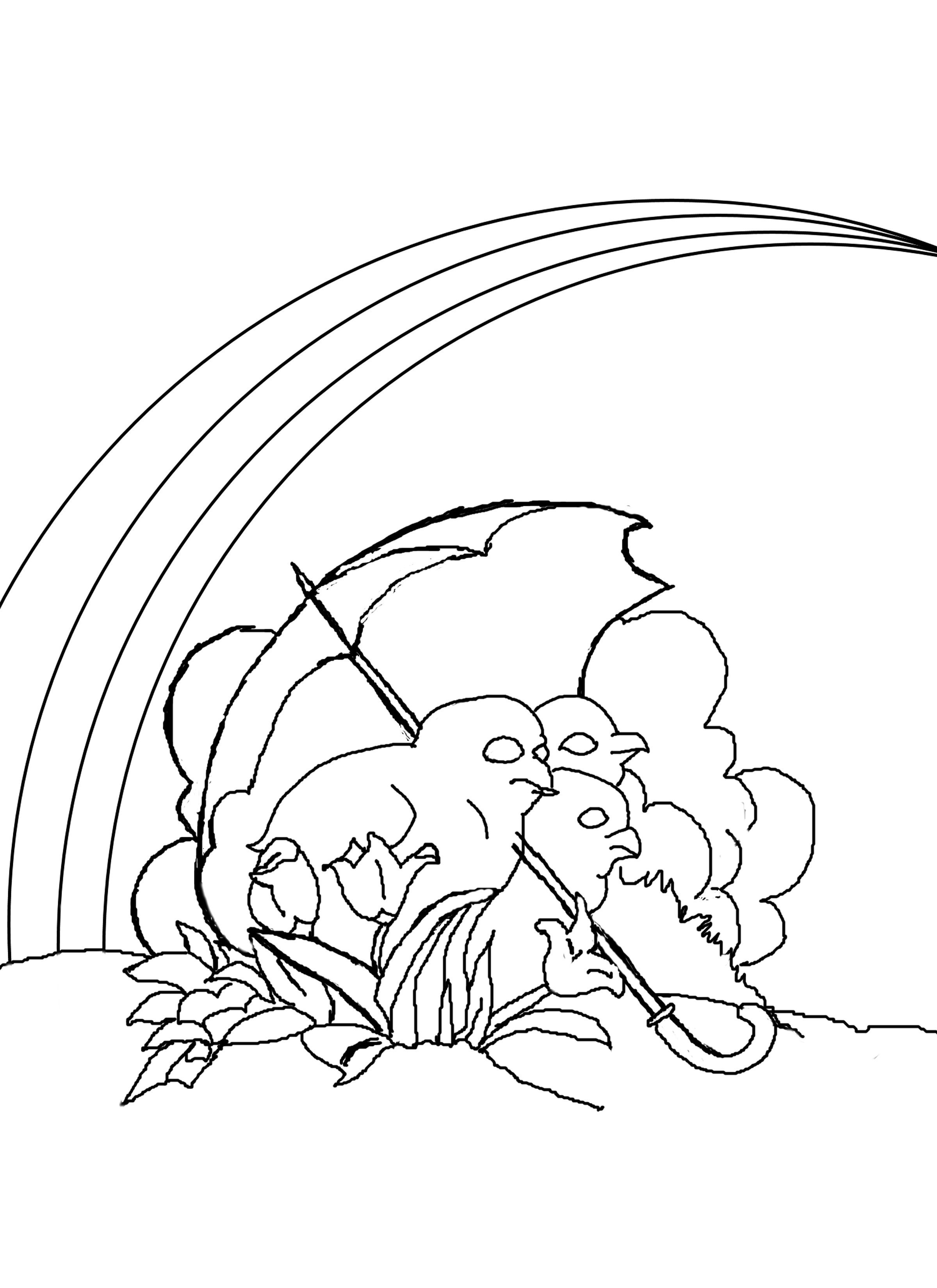 Coloring Pages To Print
 Free Printable Rainbow Coloring Pages For Kids