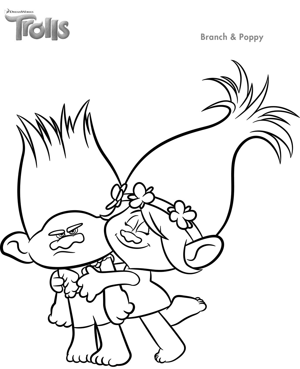Coloring Pages Trolls
 Trolls Movie Coloring Pages Best Coloring Pages For Kids