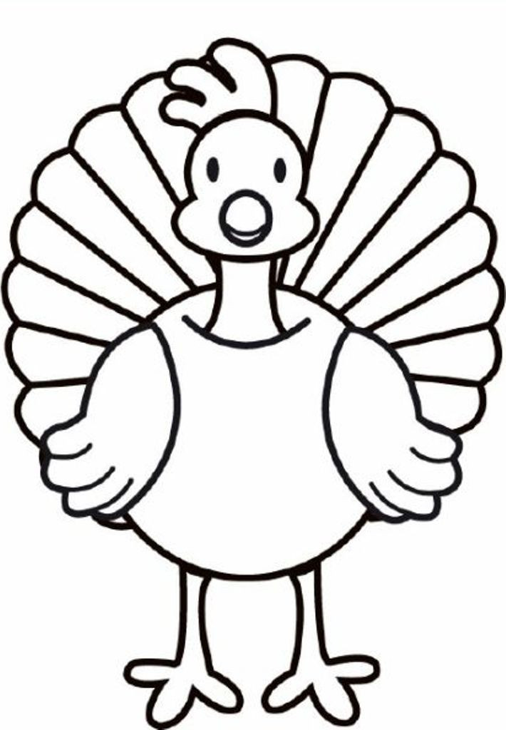 Coloring Pages Turkey
 Printable Turkey Coloring Pages for Thanksgiving – Happy