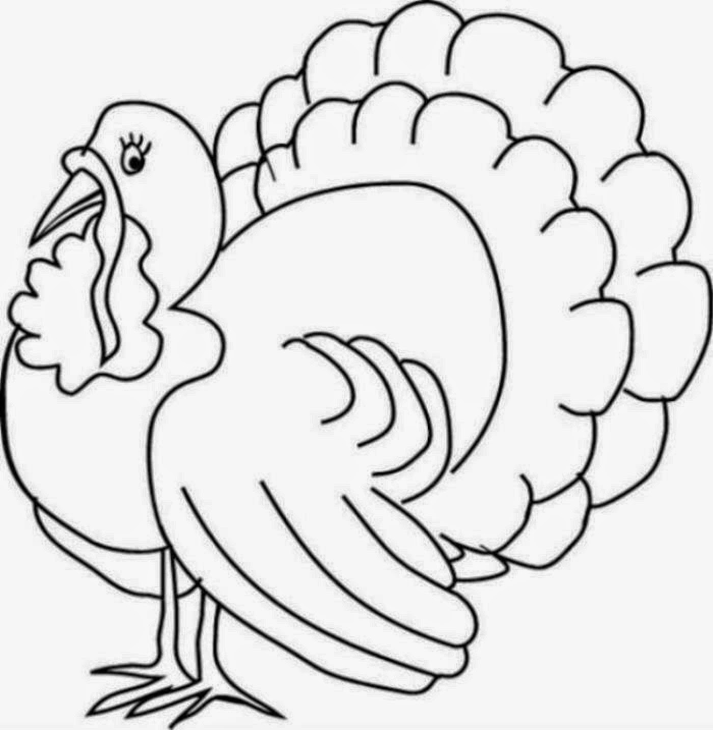 Coloring Pages Turkey
 colours drawing wallpaper Printable Thanksgiving Coloring