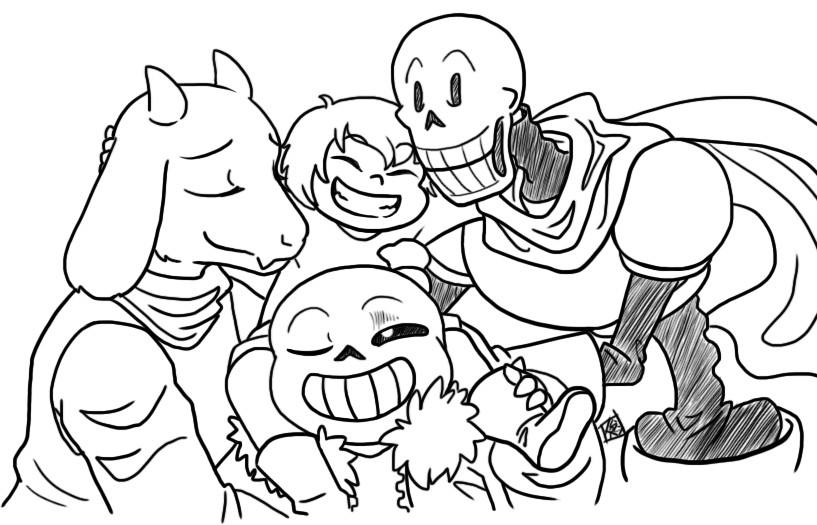 Coloring Pages Undertale
 Undertale by ChibiCorporation on DeviantArt