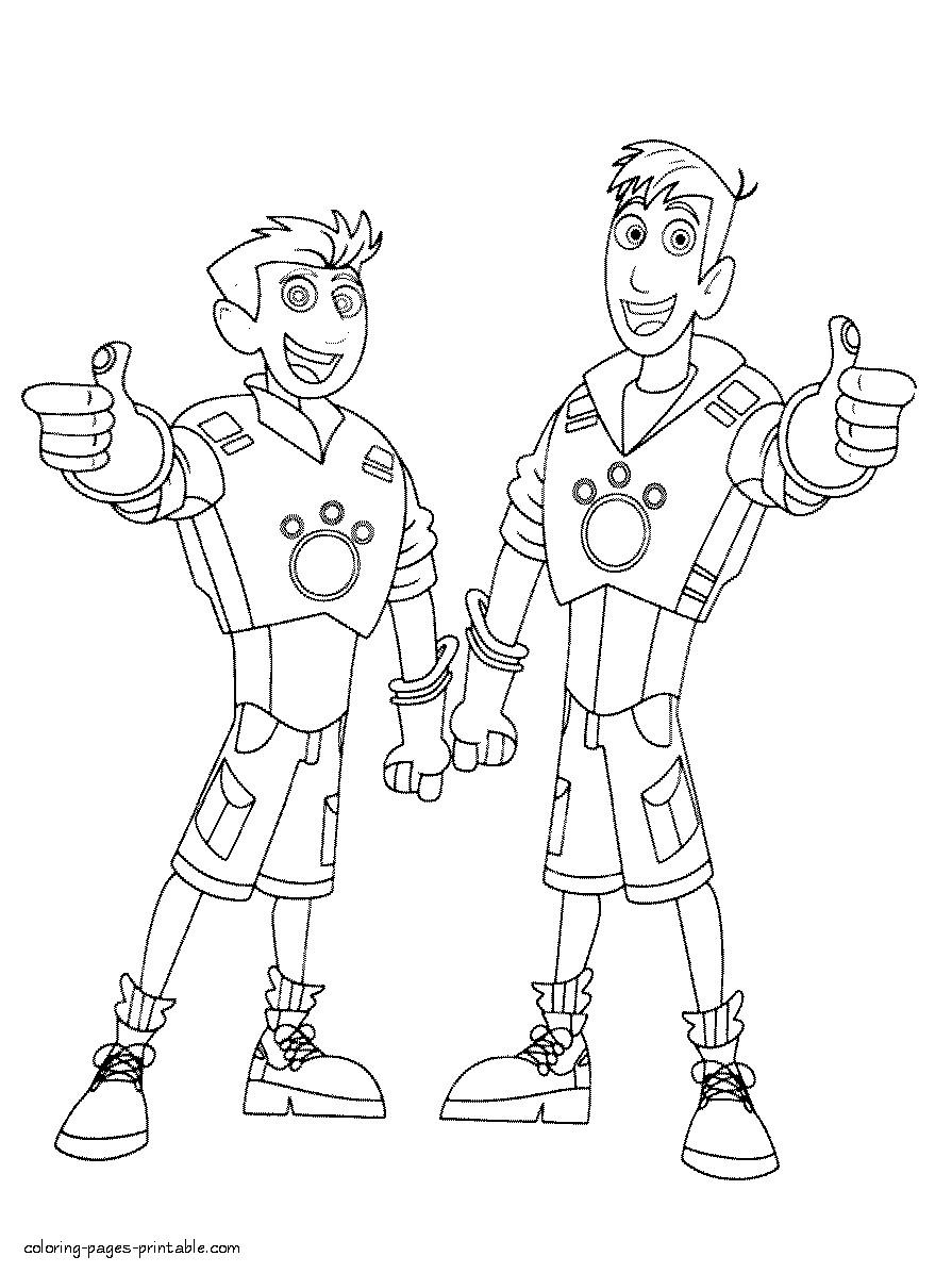 Coloring Sheets For Boys Age 5 Wild Kratts
 Wild Kratts Coloring Pages For Kids Coloring Home