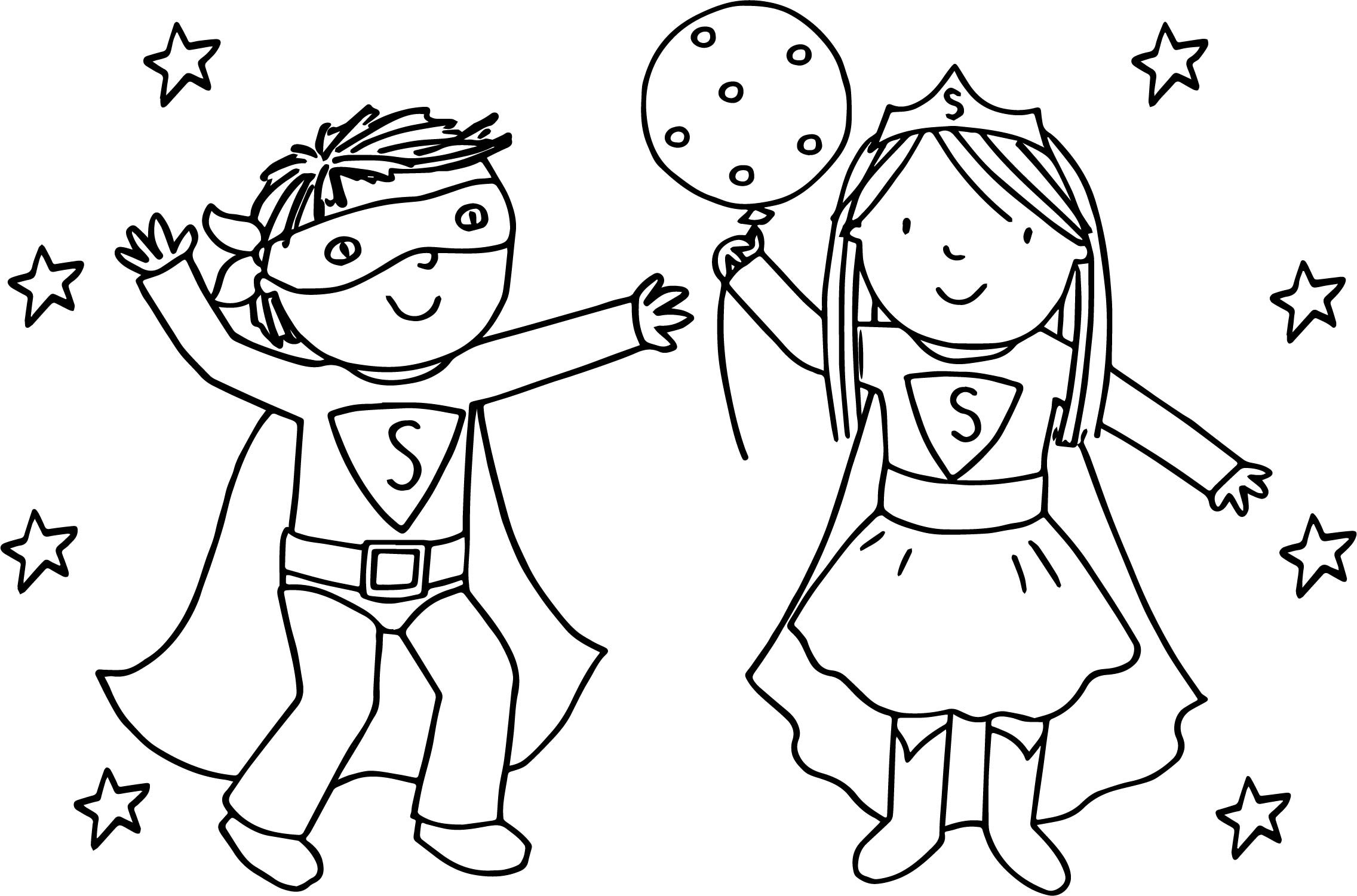 Coloring Sheets For Boys And Girls
 Boy And Girl Coloring Pages