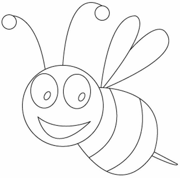 Coloring Sheets For Boys Bees
 Bee Coloring Pages Preschool and Kindergarten