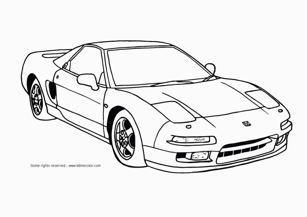 Coloring Sheets For Boys Cars
 Cool Car Coloring Pages For Boys Free Printable