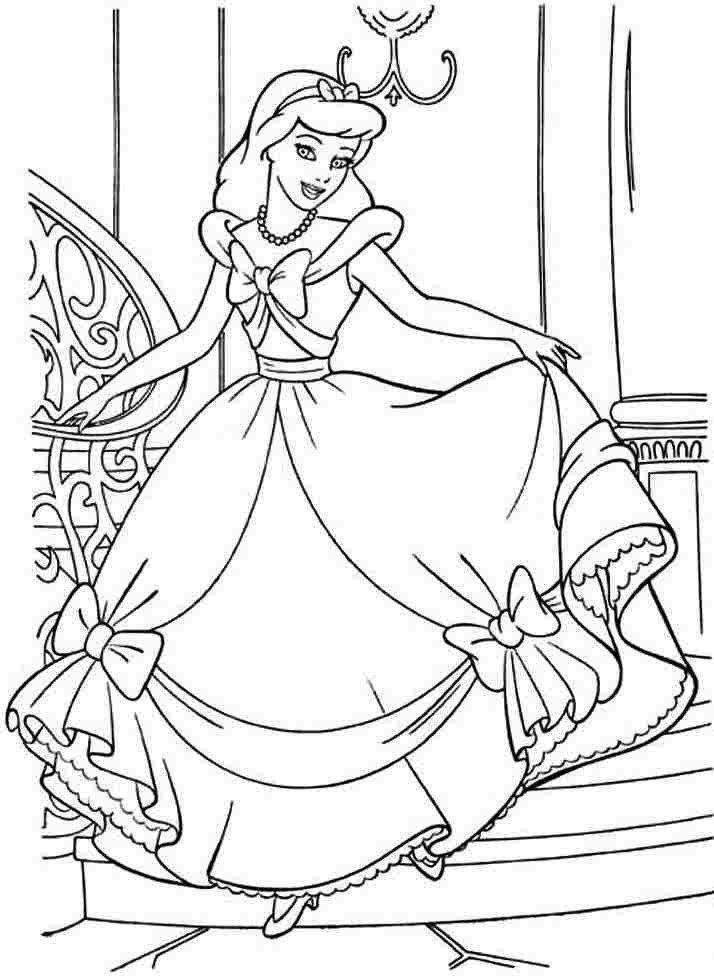 Coloring Sheets For Boys Disney
 Printable Cinderella Story Coloring Home