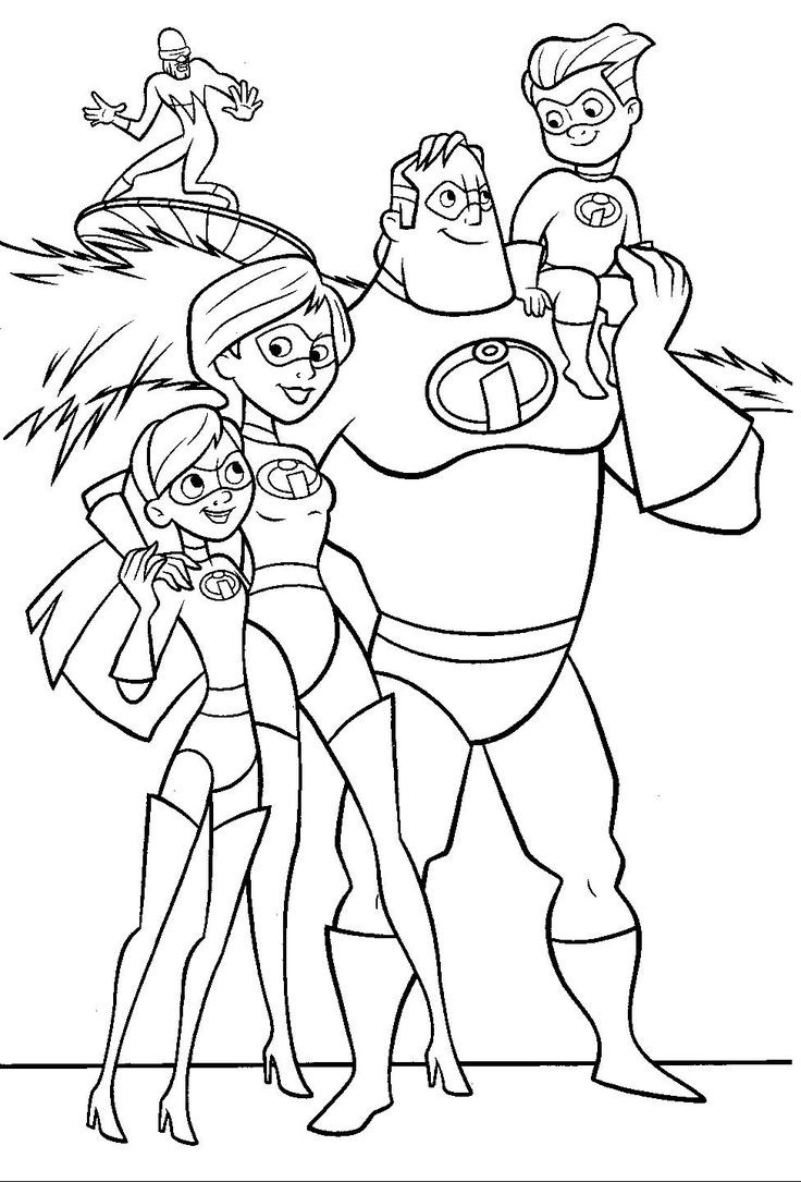 Coloring Sheets For Boys Disneys
 Incredibles free coloring pages for the boys