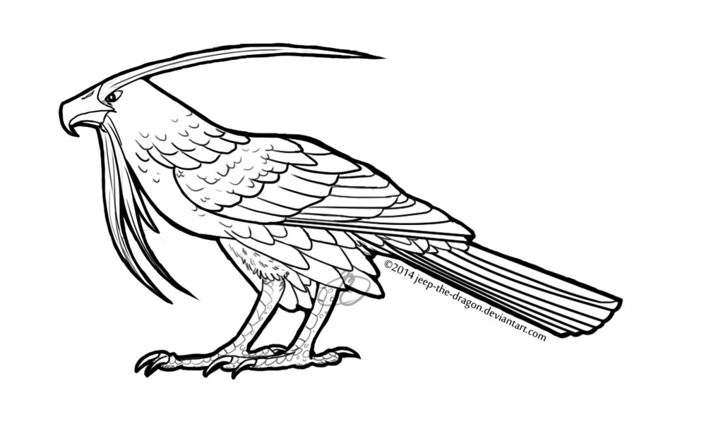 Coloring Sheets For Boys Hawk
 Forest Hawk 2 coloring page by Jeep The Dragon on DeviantArt