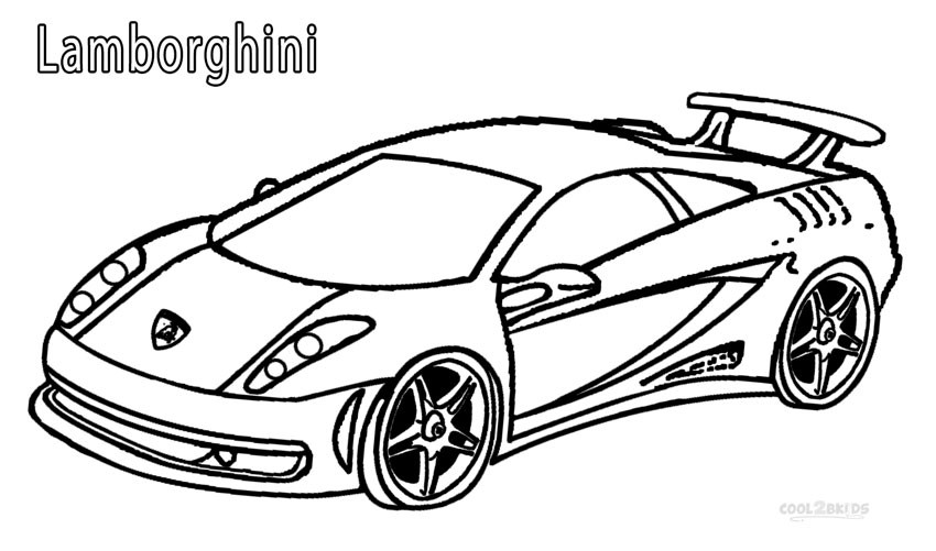 Coloring Sheets For Boys Lamborghini
 Nos jeux de coloriage Lamborghini à imprimer gratuit