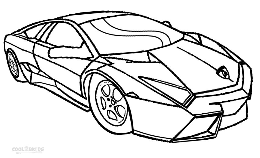 Coloring Sheets For Boys Lamborghini
 Lamborghini clipart coloring page Pencil and in color