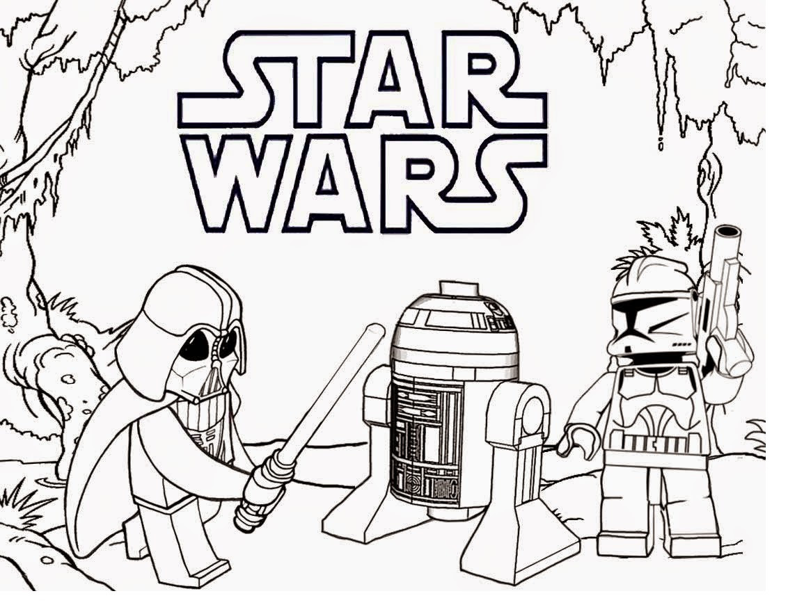 Coloring Sheets For Boys Lego
 star wars lego coloring pages