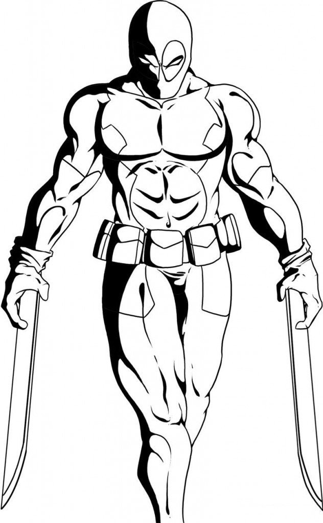 Coloring Sheets For Boys Marvel
 Deadpool Coloring Pages for Boys Coloring Pages