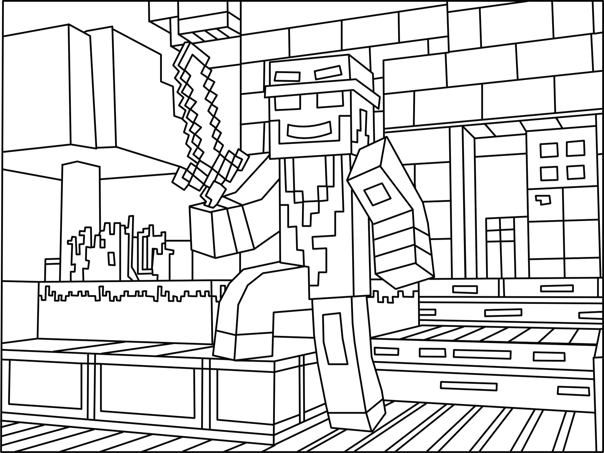 Best ideas about Coloring Sheets For Boys Minecraft
. Save or Pin Coloring Pages To For Boys Minecraft 99 Colors Info Now.